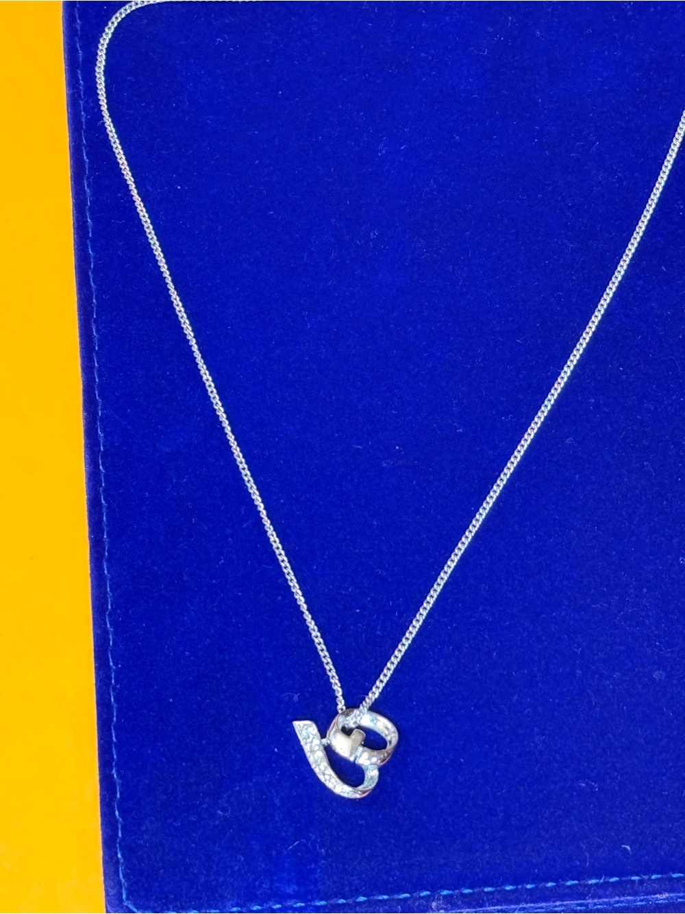 Givenchy Silver-Tone Crystal Loop Pendant Necklace - Silver - Picture 8 of 12